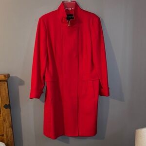 Etcetera red winter coat * sz 12 *